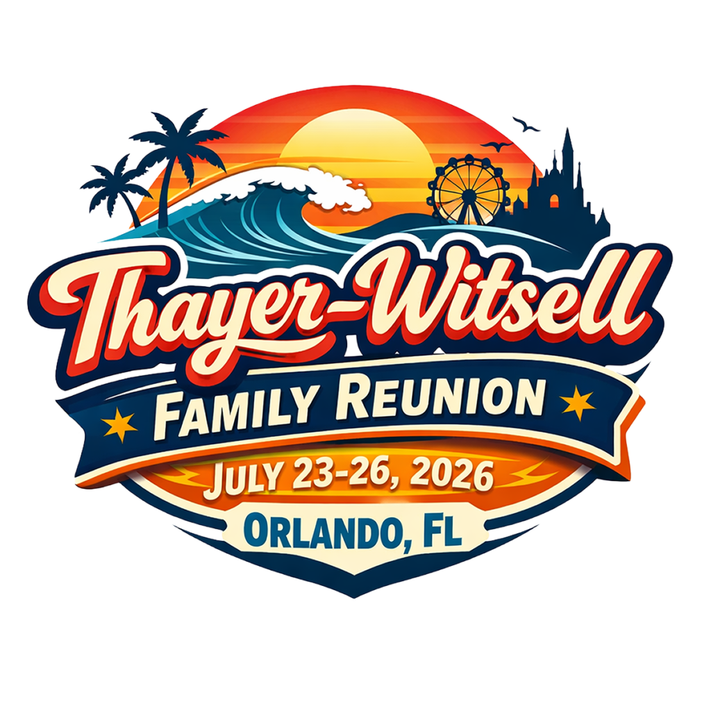 Thayer-Witsell Family Reunion logo 2026